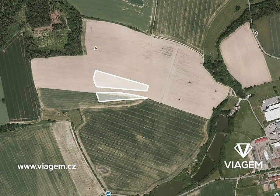 Prodej pozemku 4136 m², Krtov · okres Tábor