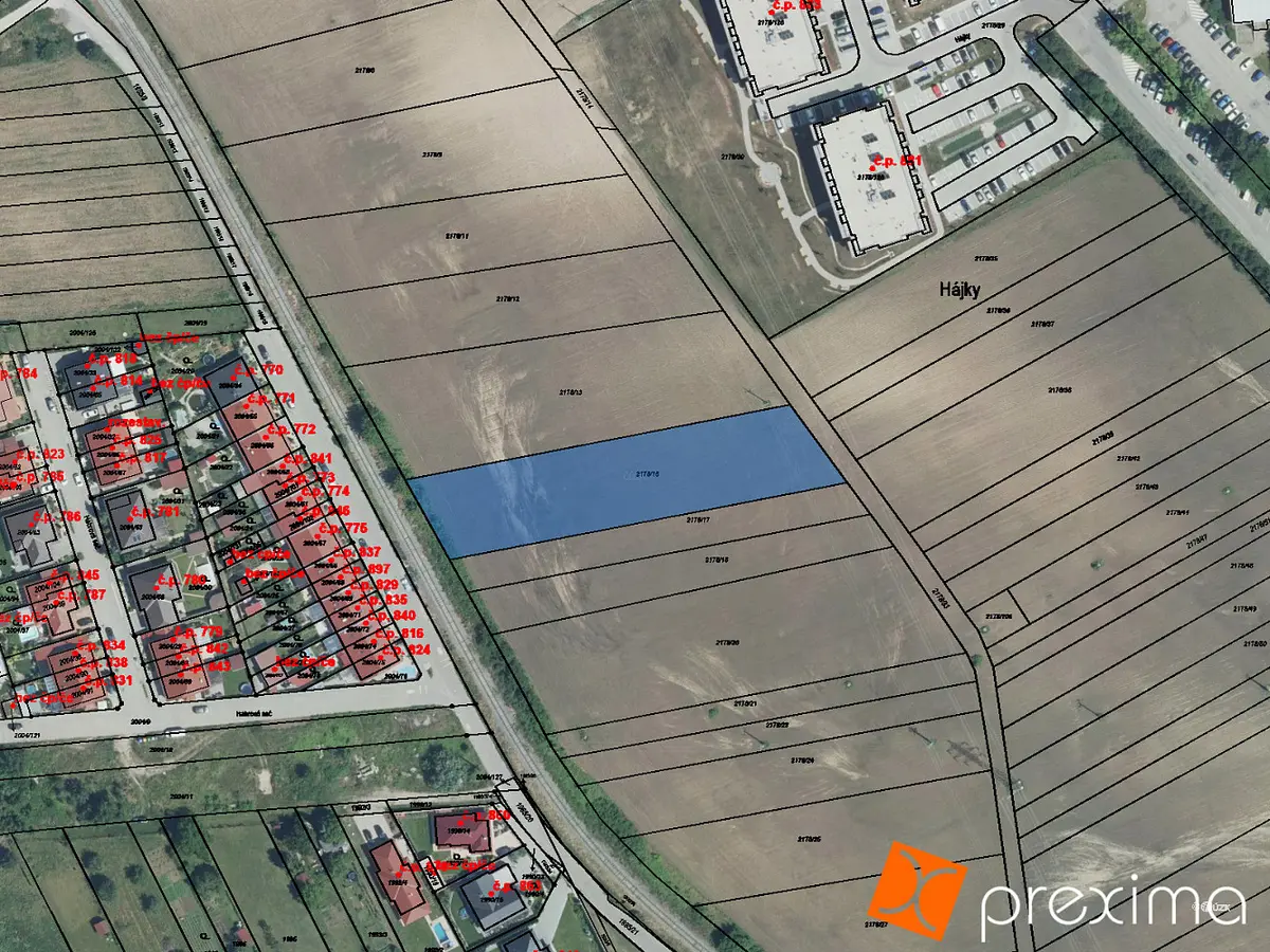 Prodej pozemku 1624 m², Břeclav