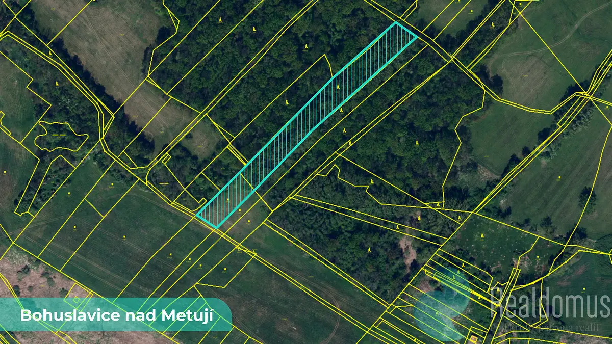Prodej pozemku 749 m², Bohuslavice · okres Náchod