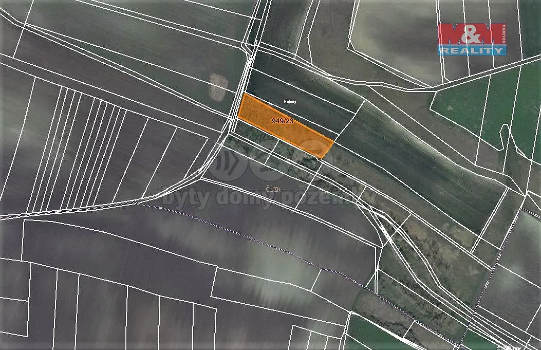 Prodej pozemku 1499 m², Koštice · okres Louny