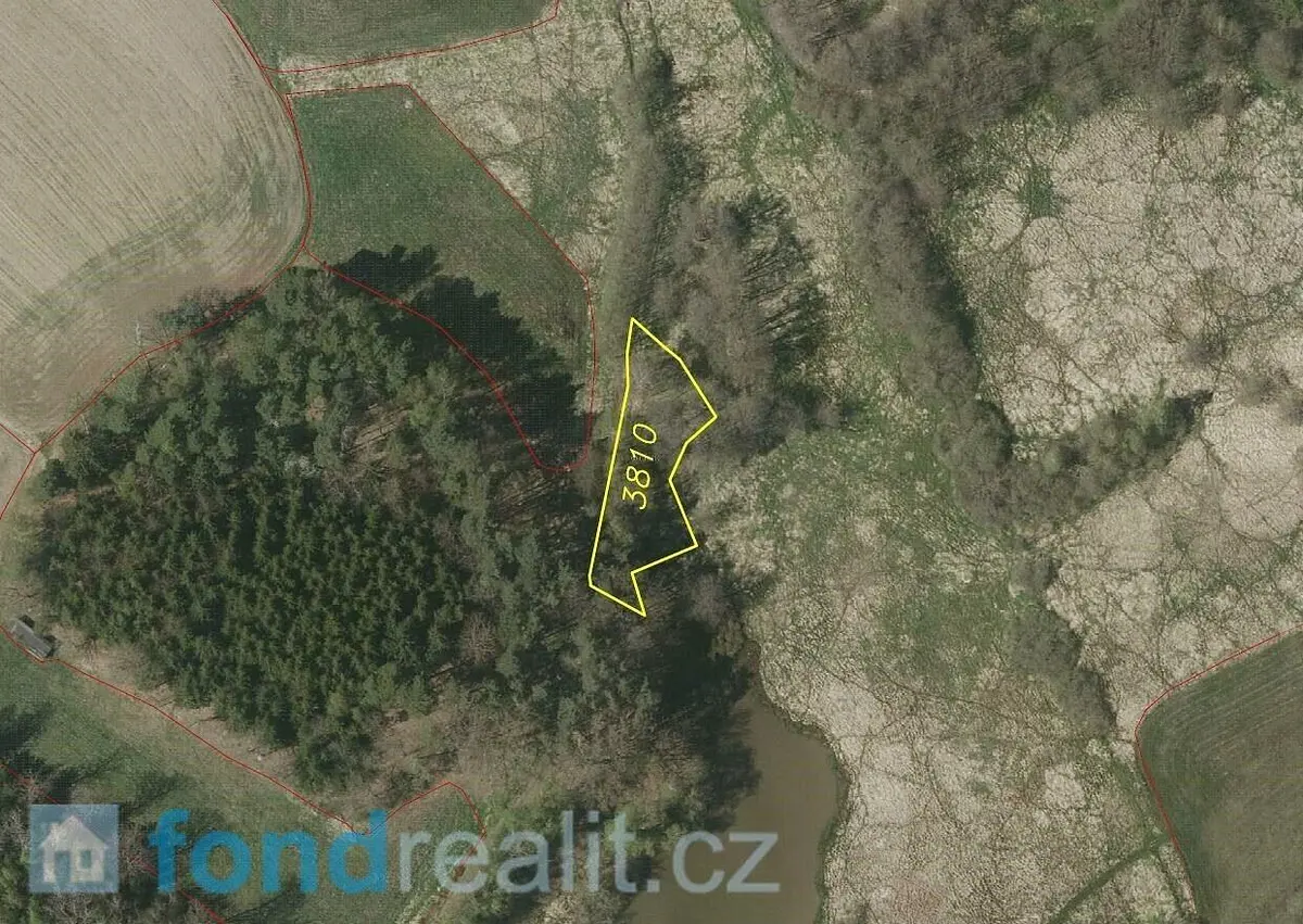Prodej pozemku 874 m², Velký Ratmírov · okres Jindřichův Hradec