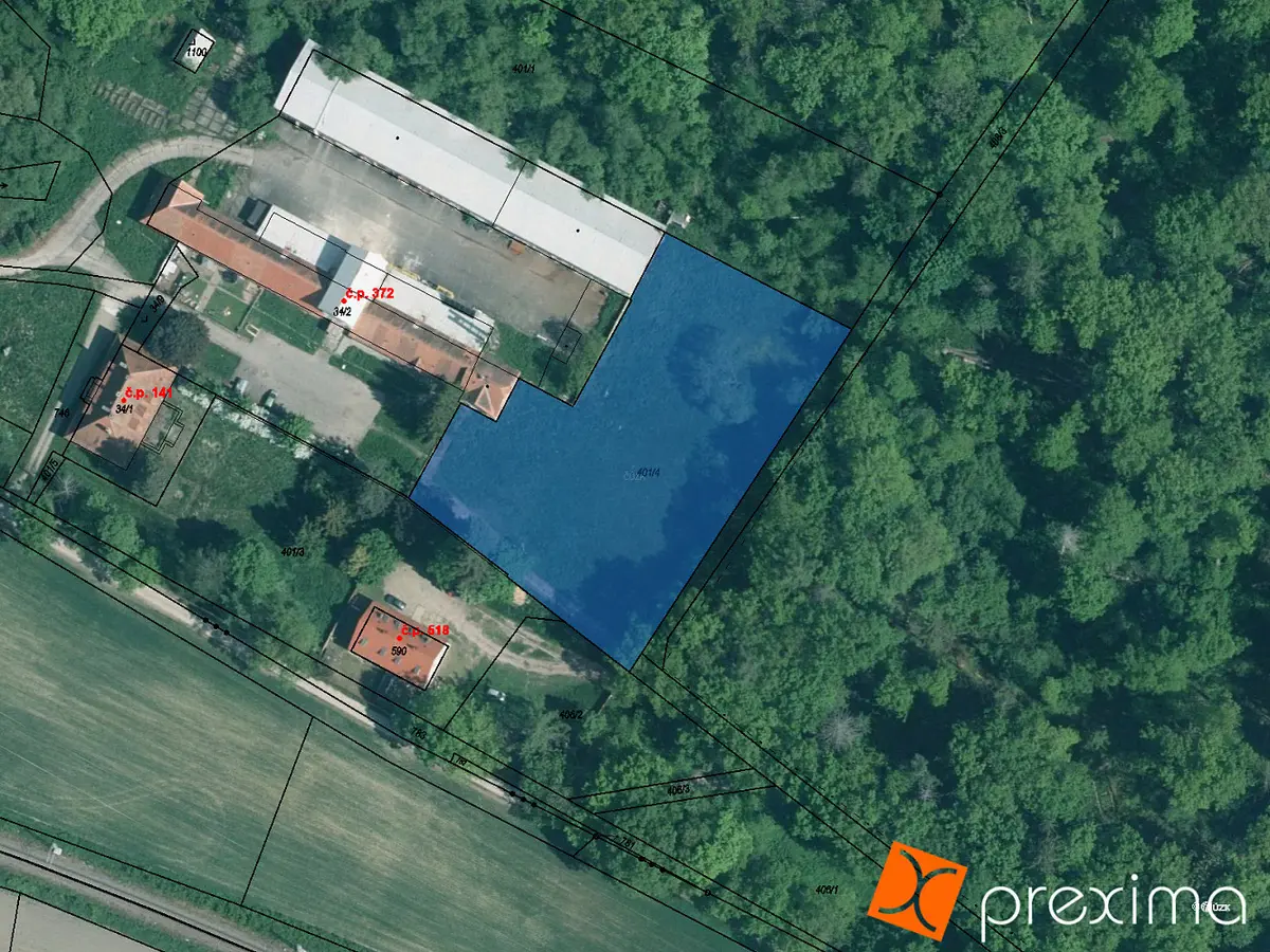 Prodej pozemku 471 m², Strakonice