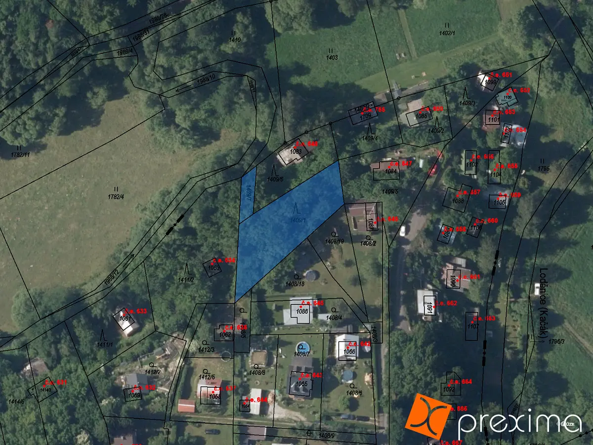 Prodej pozemku 880 m², Chyňava · okres Beroun