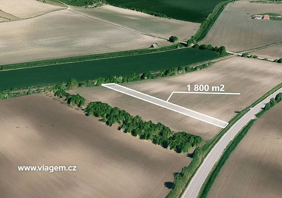 Prodej pozemku 1800 m², Kobylí
