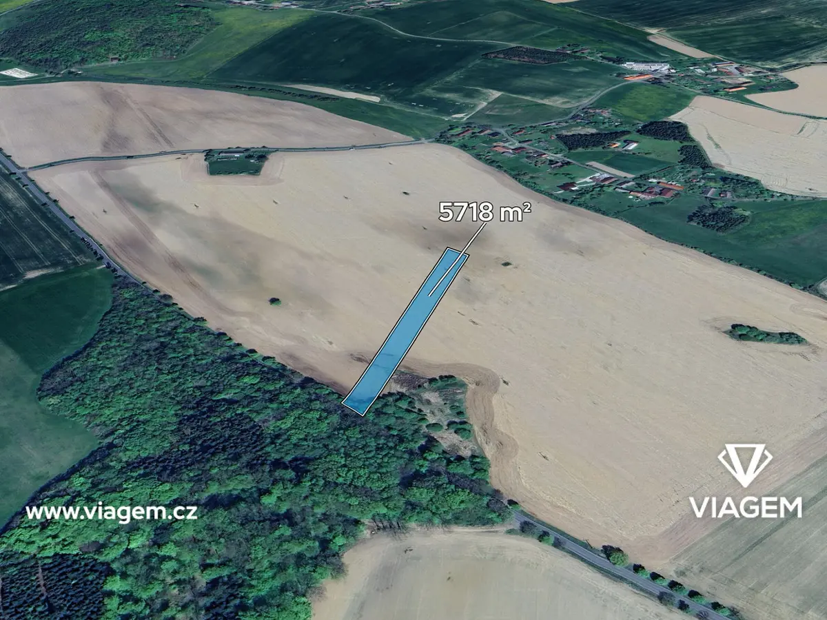 Prodej pozemku 1429 m², Příkosice · okres Rokycany