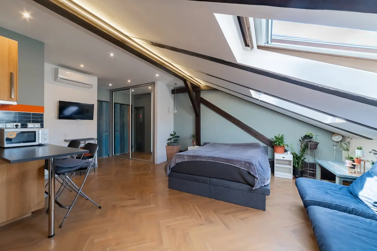 Prodej bytu 1+kk 45 m², Sázavská · Vinohrady