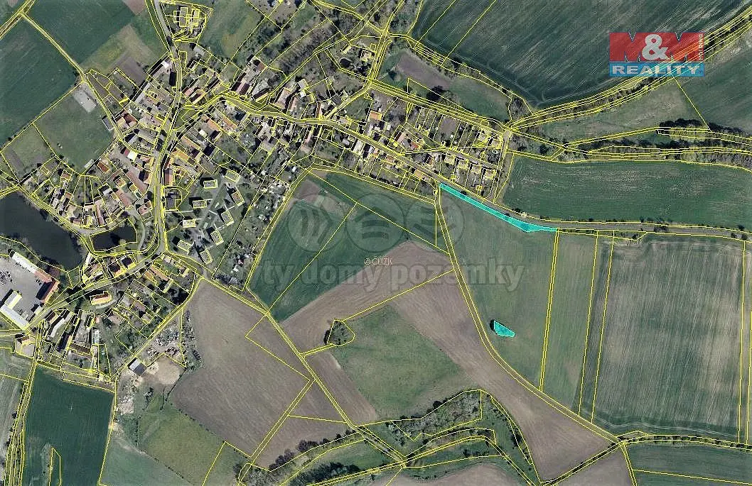 Prodej pozemku 8 m², Měrunice · okres Teplice