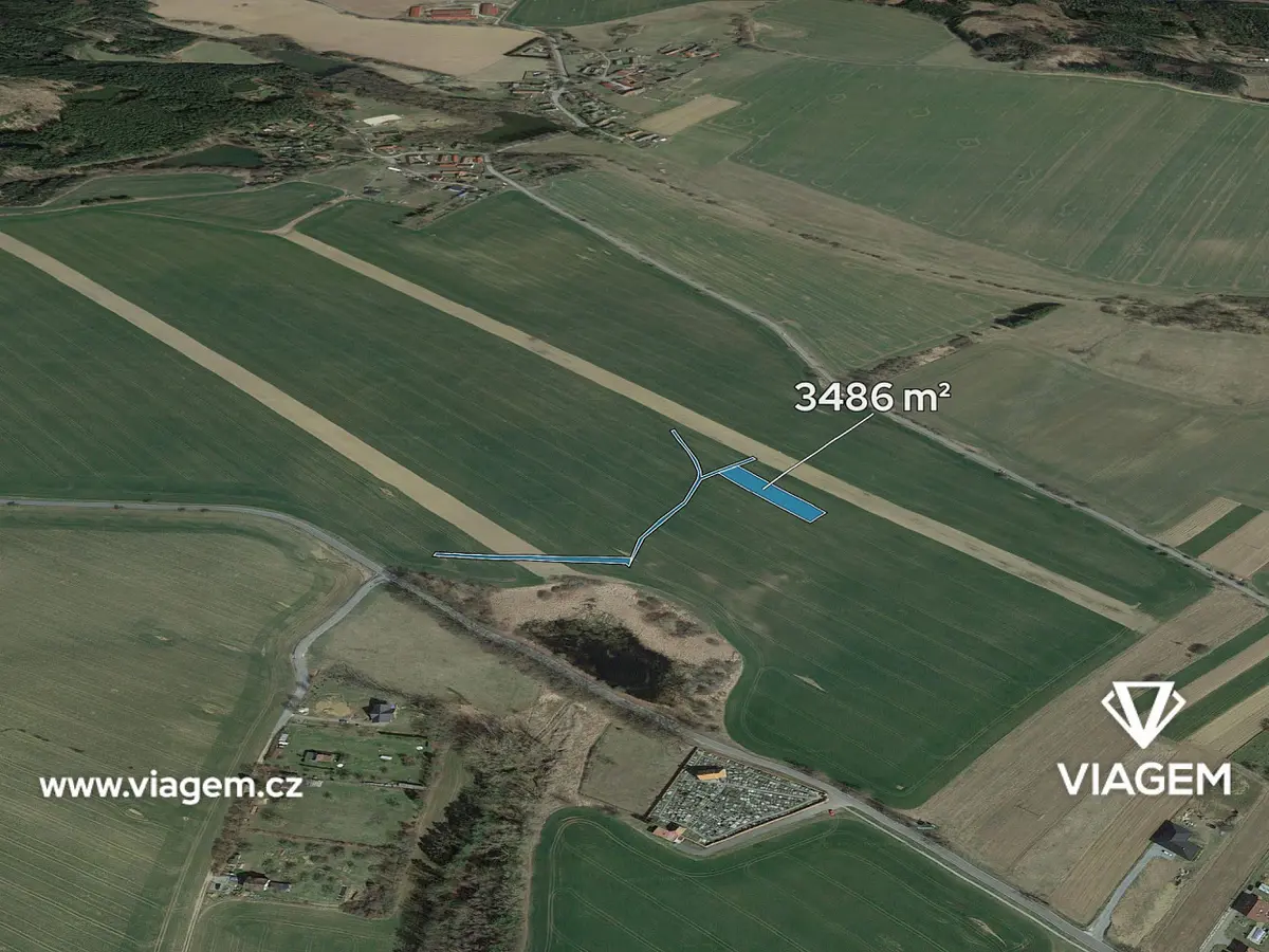 Prodej pozemku 697 m², Mladá Vožice · okres Tábor