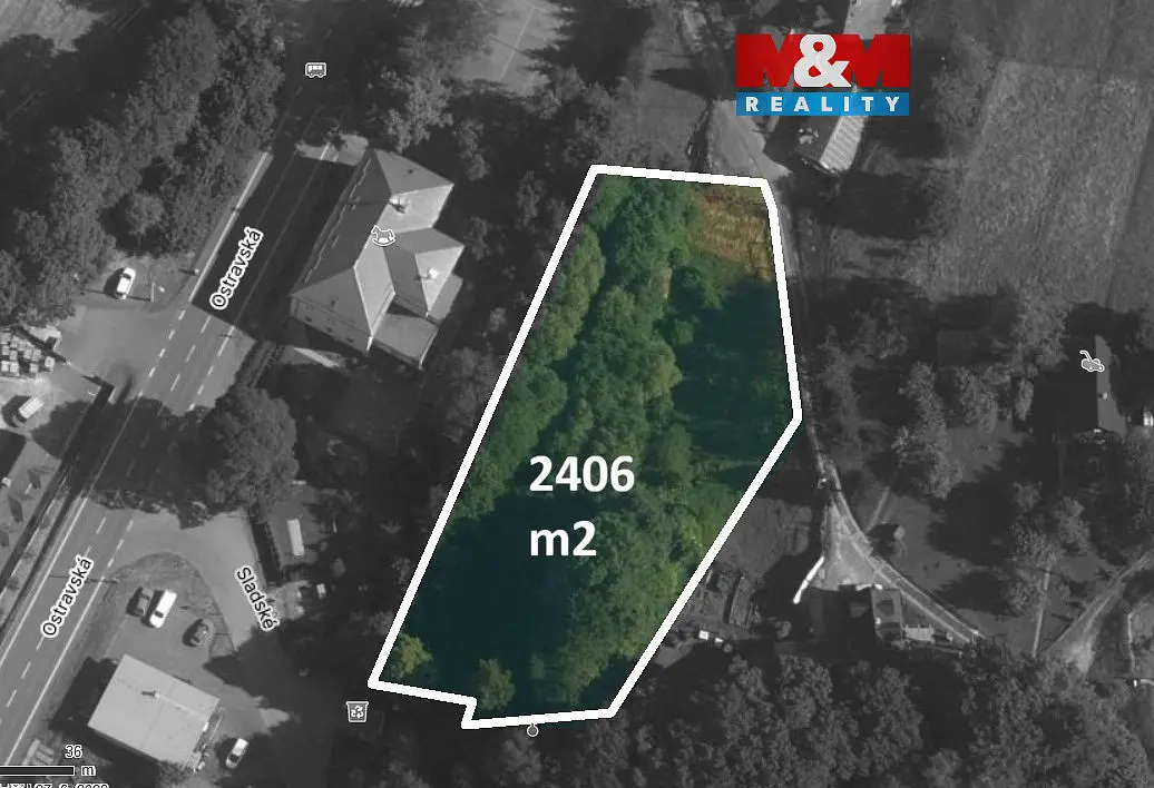 Prodej pozemku 406 m², Rožnov pod Radhoštěm · okres Vsetín