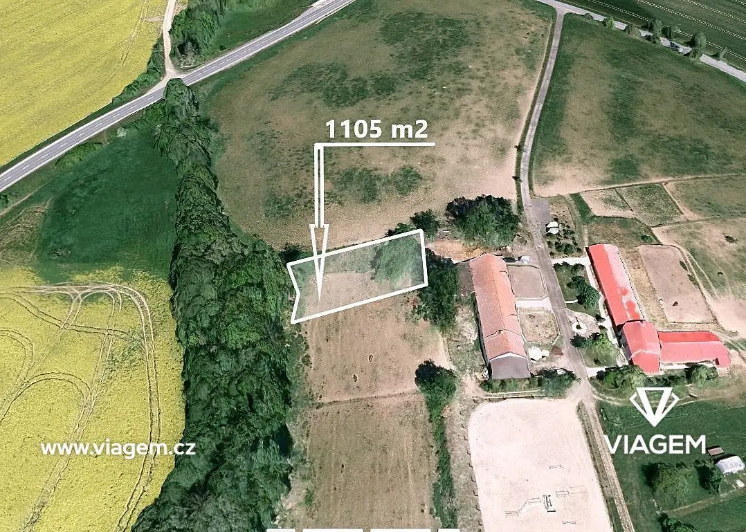 Prodej pozemku 1105 m², Skržice · Soběsuky