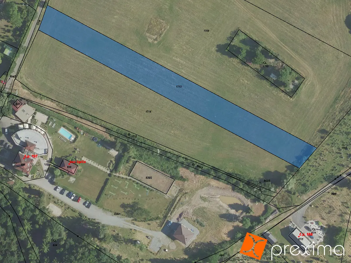 Prodej pozemku 466 m², Jince · okres Příbram