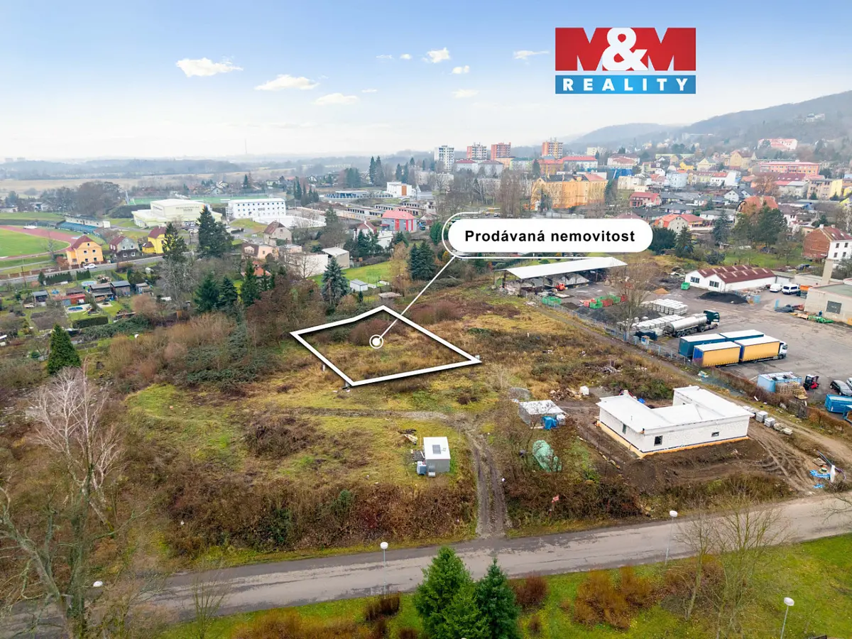 Prodej pozemku 883 m², Krupka