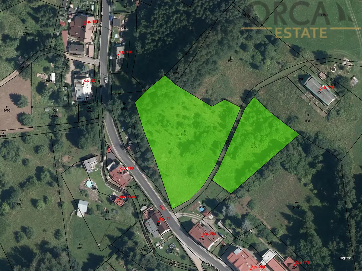 Prodej pozemku 6259 m², Lampertice · okres Trutnov