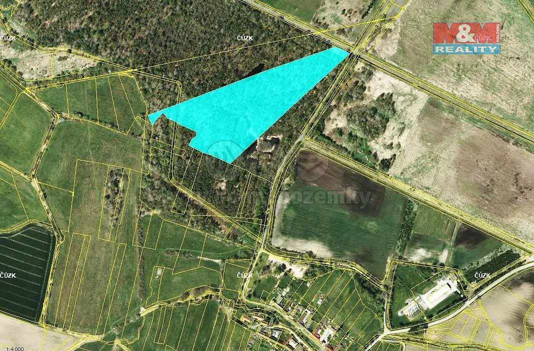 Prodej pozemku 18811 m², Mažice · okres Tábor