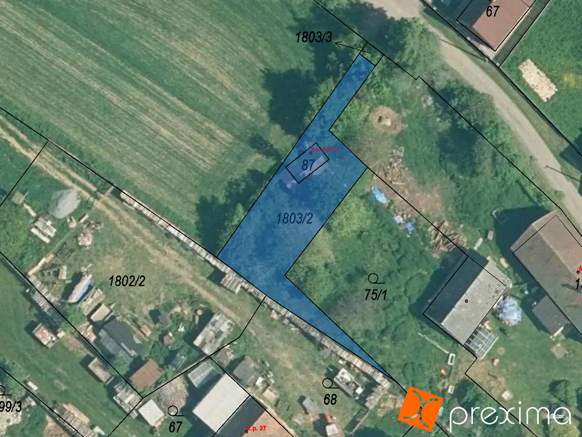 Prodej pozemku 154 m², Horní Kozolupy · okres Tachov