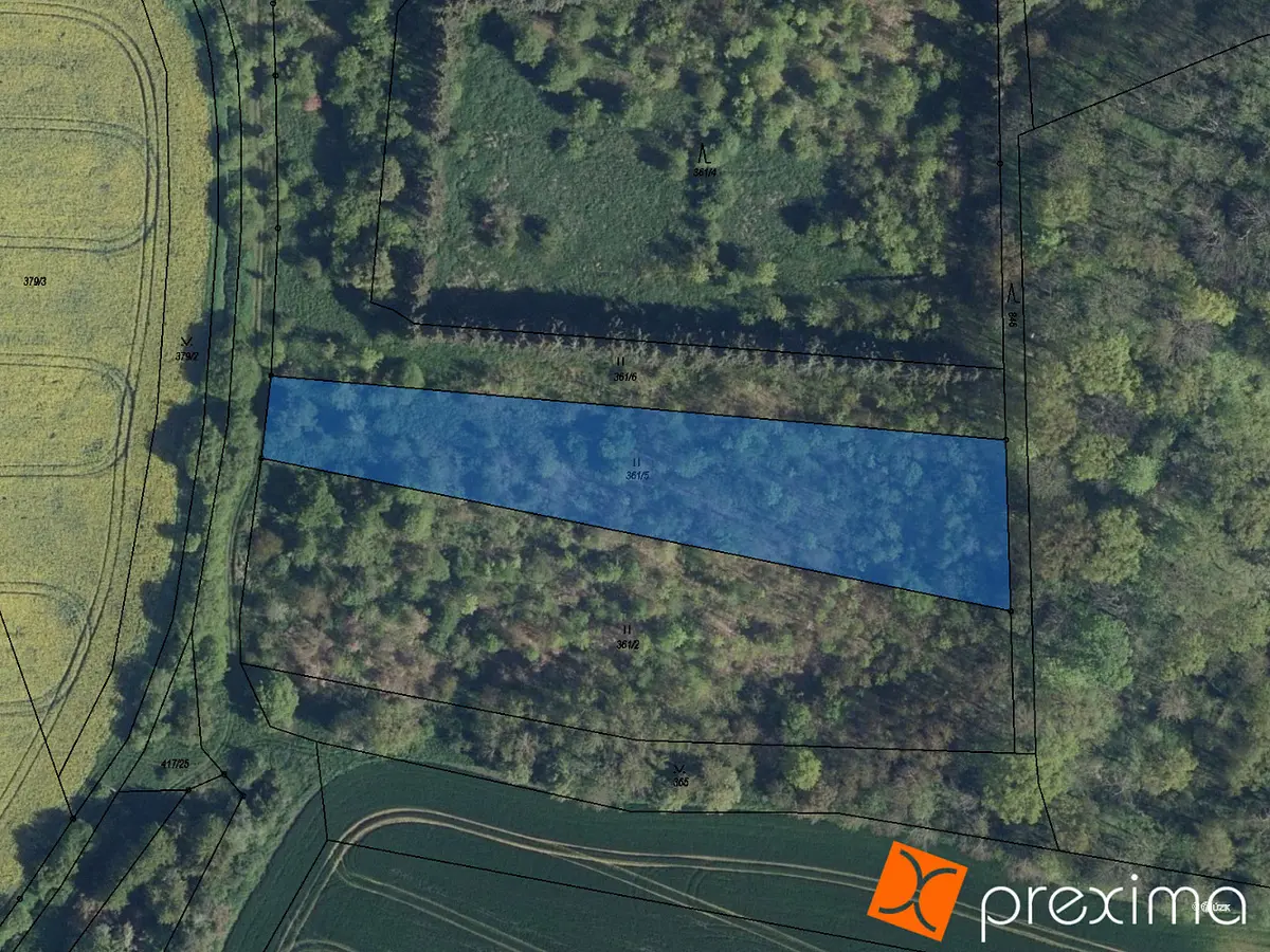 Prodej pozemku 3117 m², Kladruby · okres Teplice