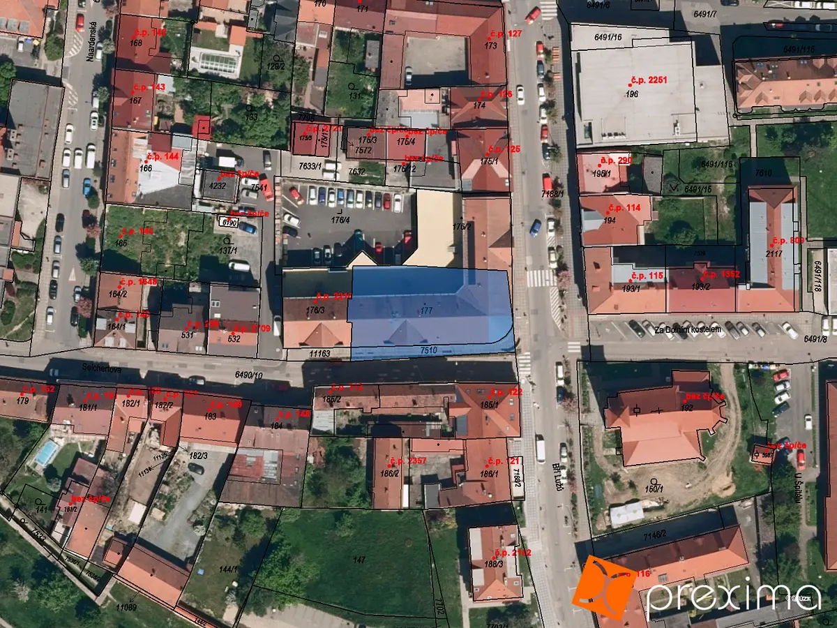 Prodej pozemku 10 m², Uherský Brod · okres Uherské Hradiště