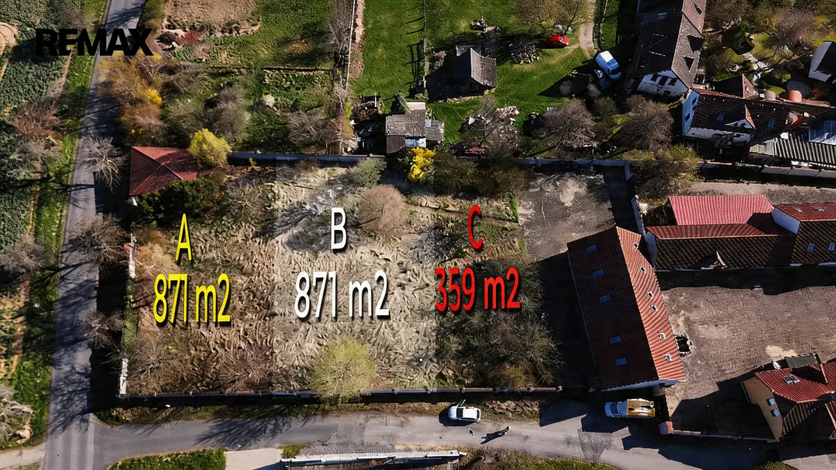 Prodej pozemku 871 m², Radimovice u Velkých Popovic · Petříkov