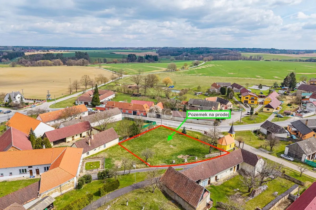 Prodej pozemku 200 m², Bečice · okres České Budějovice