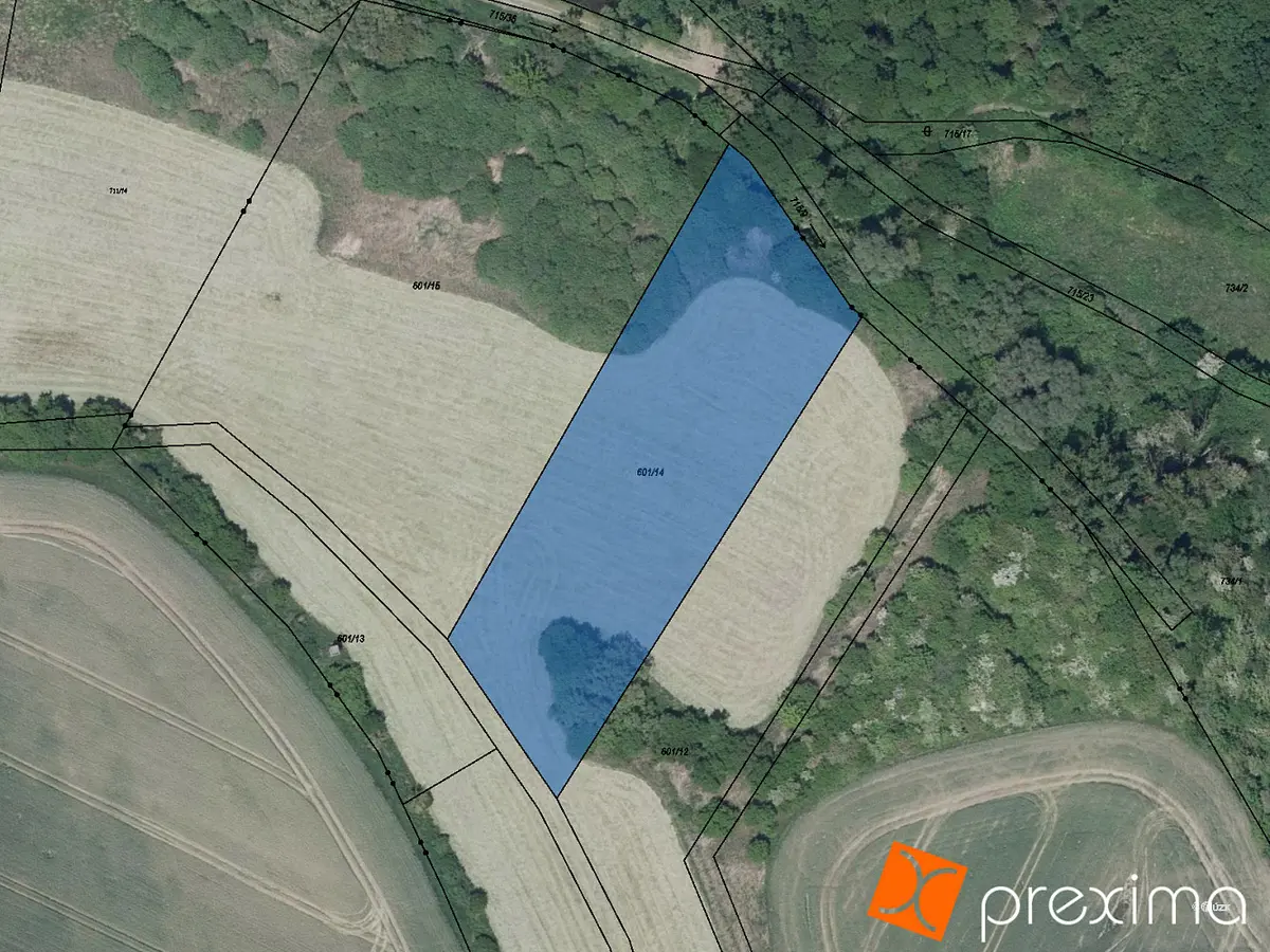 Prodej pozemku 2496 m², Staňkovice · okres Louny