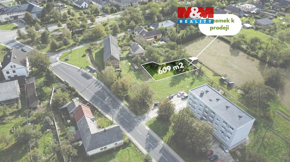 Prodej pozemku 609 m², Paseka u Šternberka · Paseka