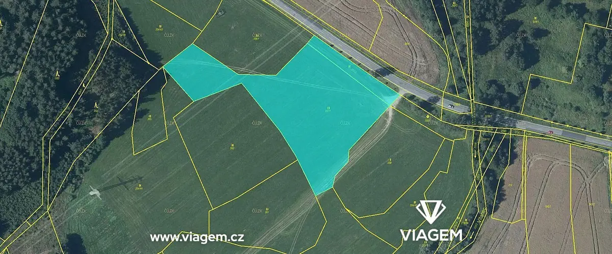 Prodej pozemku 2335 m², Vítanov · okres Chrudim