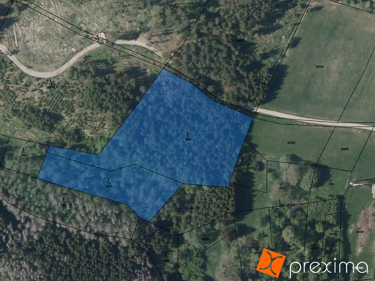 Prodej pozemku 980 m², Oslavice · okres Žďár nad Sázavou