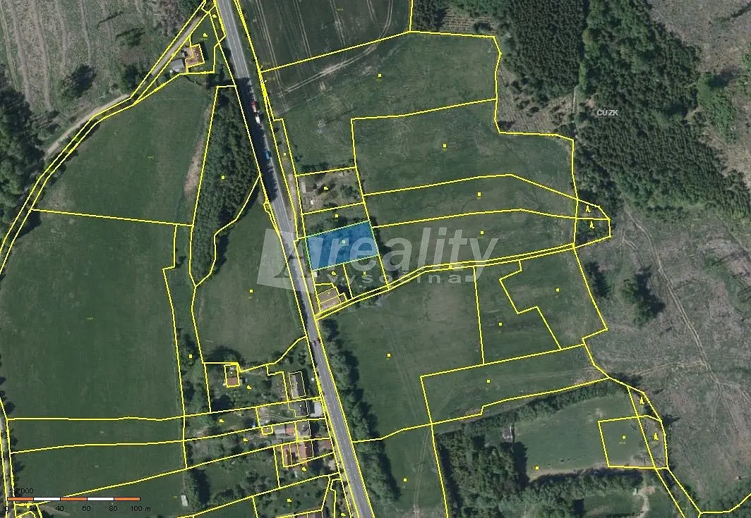 Prodej pozemku 268 m², Zašovice - Nová Brtnice · okres Třebíč