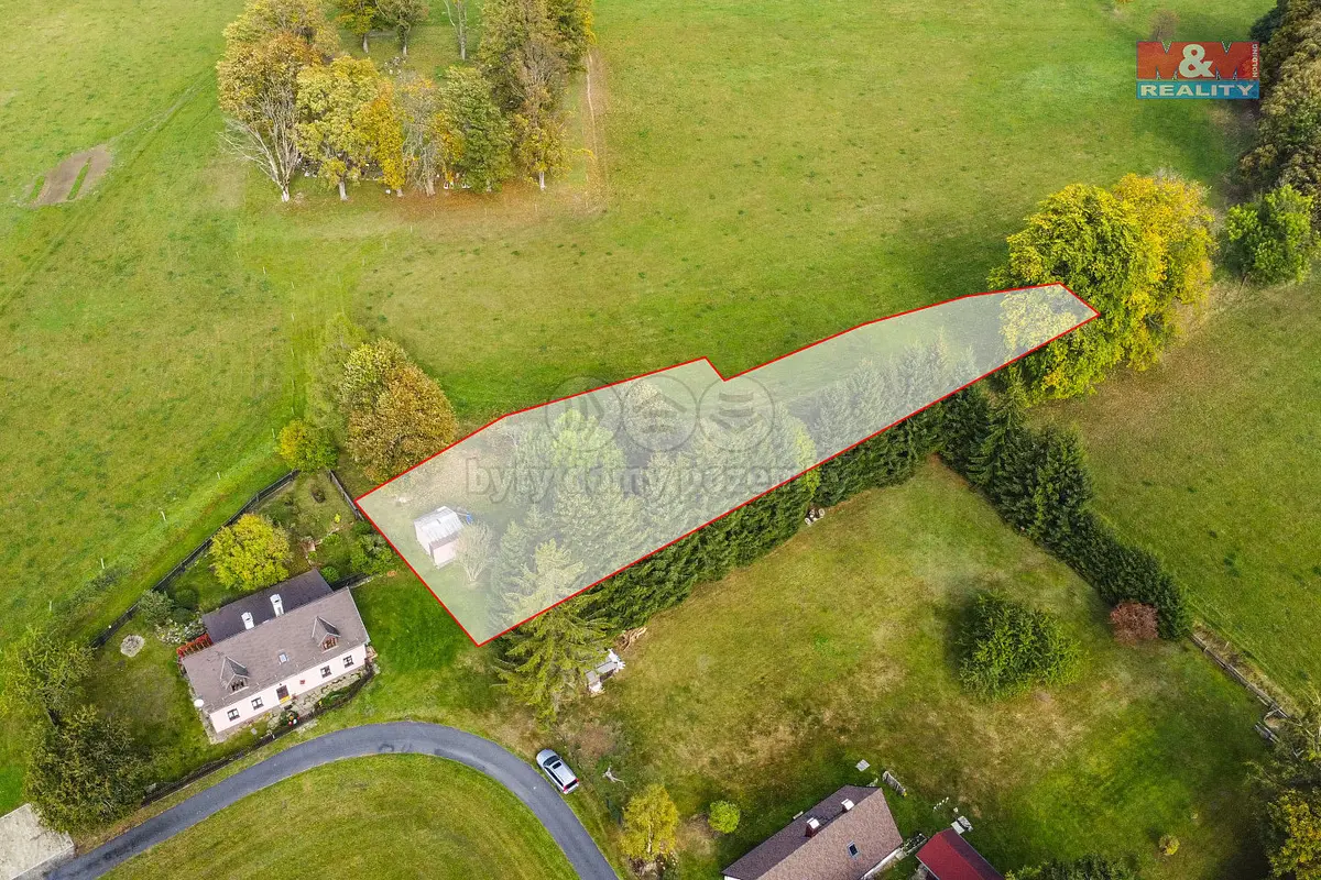Prodej pozemku 294 m², Hranice - Studánka · okres Cheb