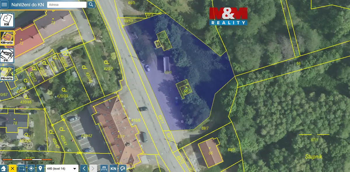 Prodej pozemku 782 m², Nechvalice · okres Příbram