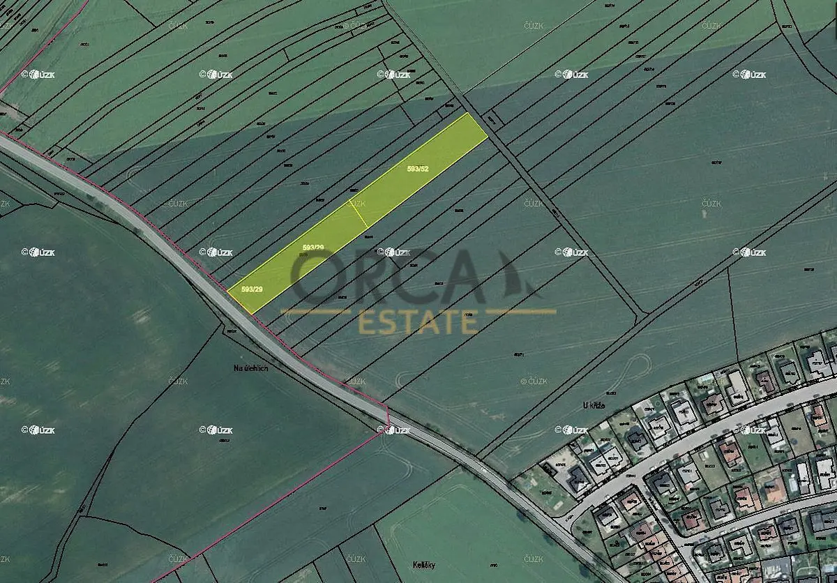 Prodej pozemku 2556 m², Moravany · okres Brno-venkov