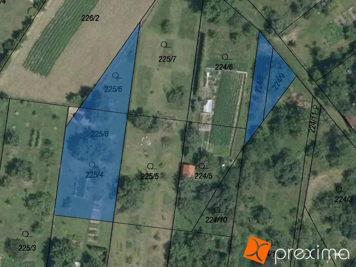 Prodej pozemku 826 m², Slatinky · okres Prostějov