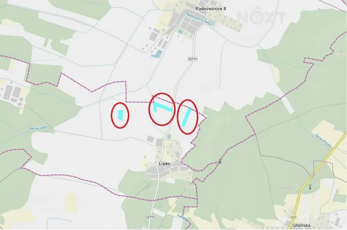 Prodej pozemku 320 m², Lipec