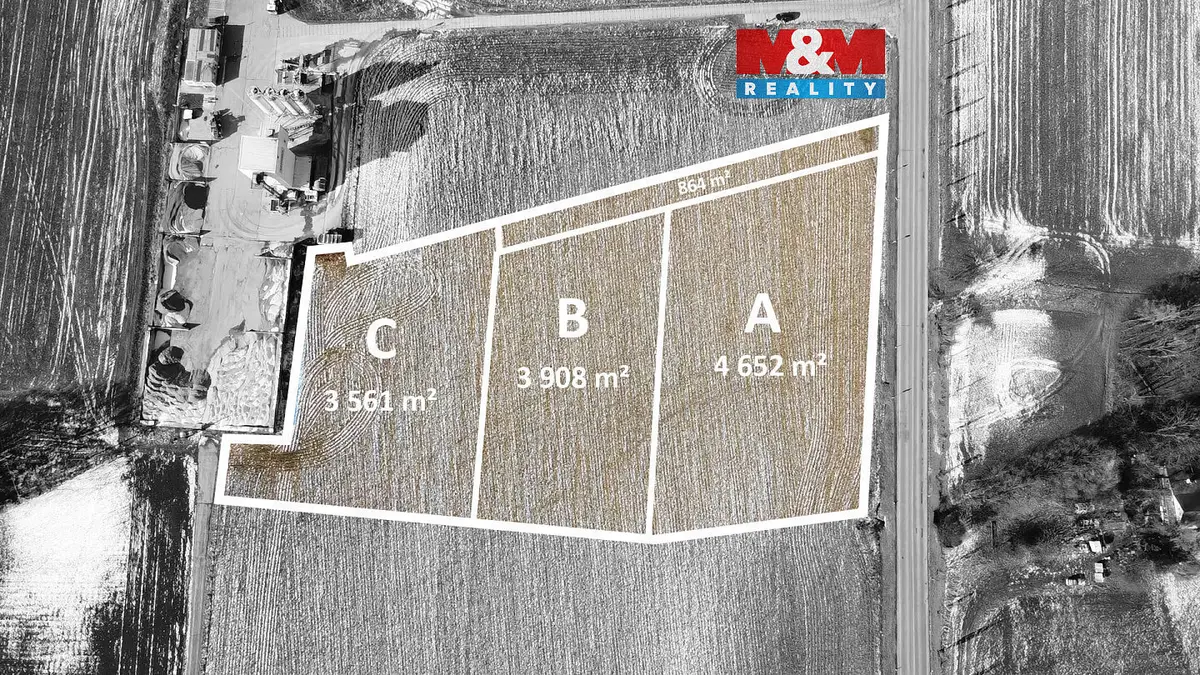 Prodej pozemku 4652 m², Vojkovice · okres Frýdek-Místek