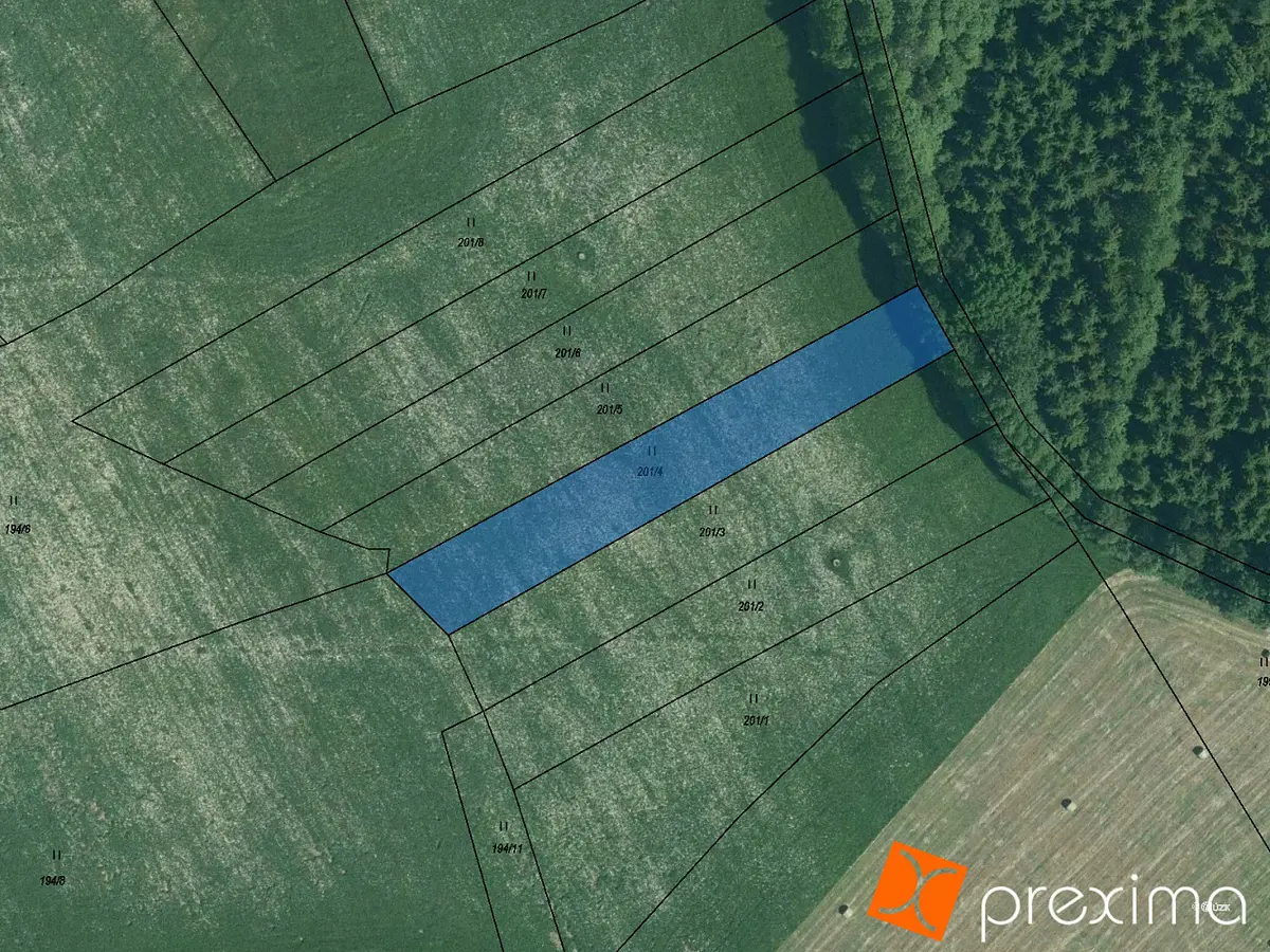 Prodej pozemku 814 m², Jarošov nad Nežárkou · okres Jindřichův Hradec