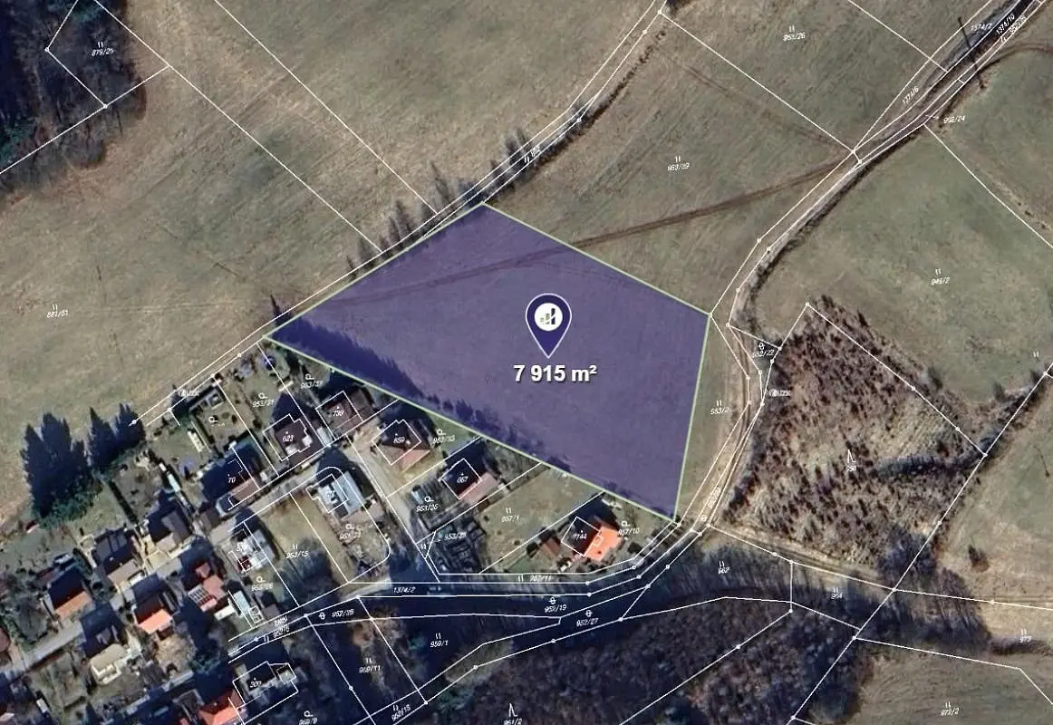 Prodej pozemku 1979 m², Stará Paka · okres Jičín