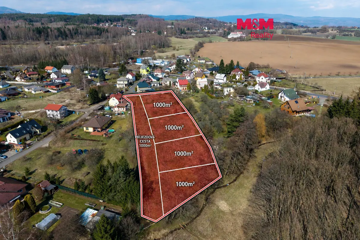 Prodej pozemku 1000 m², Bor u Karlových Var · Sadov