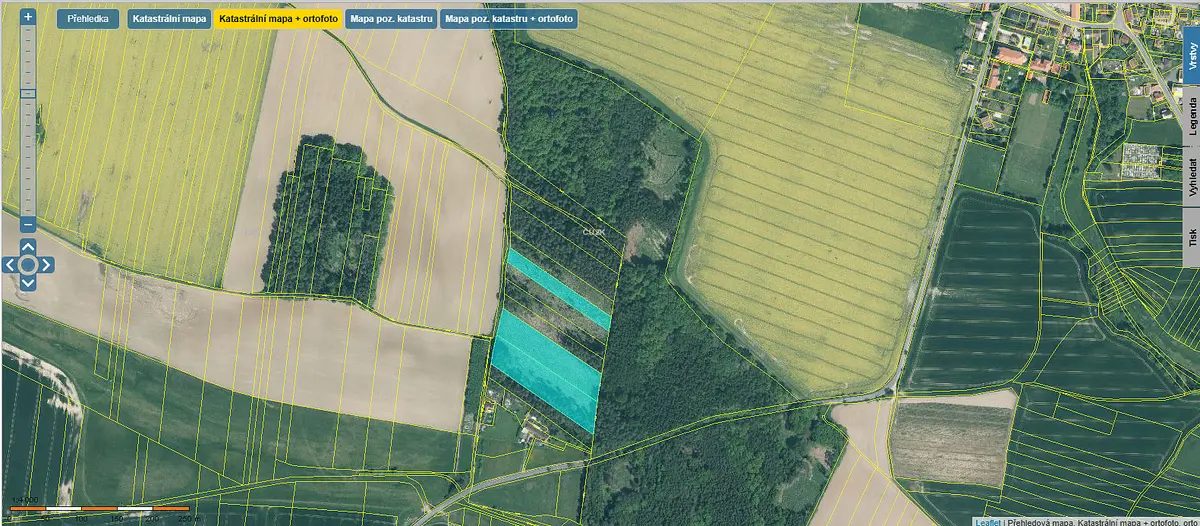 Prodej pozemku 884 m², Stehlovice · okres Písek