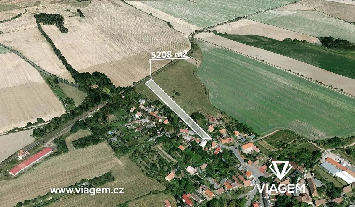 Prodej pozemku 5208 m², Čistá