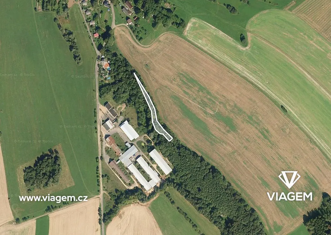 Prodej pozemku 522 m², Proseč · okres Chrudim
