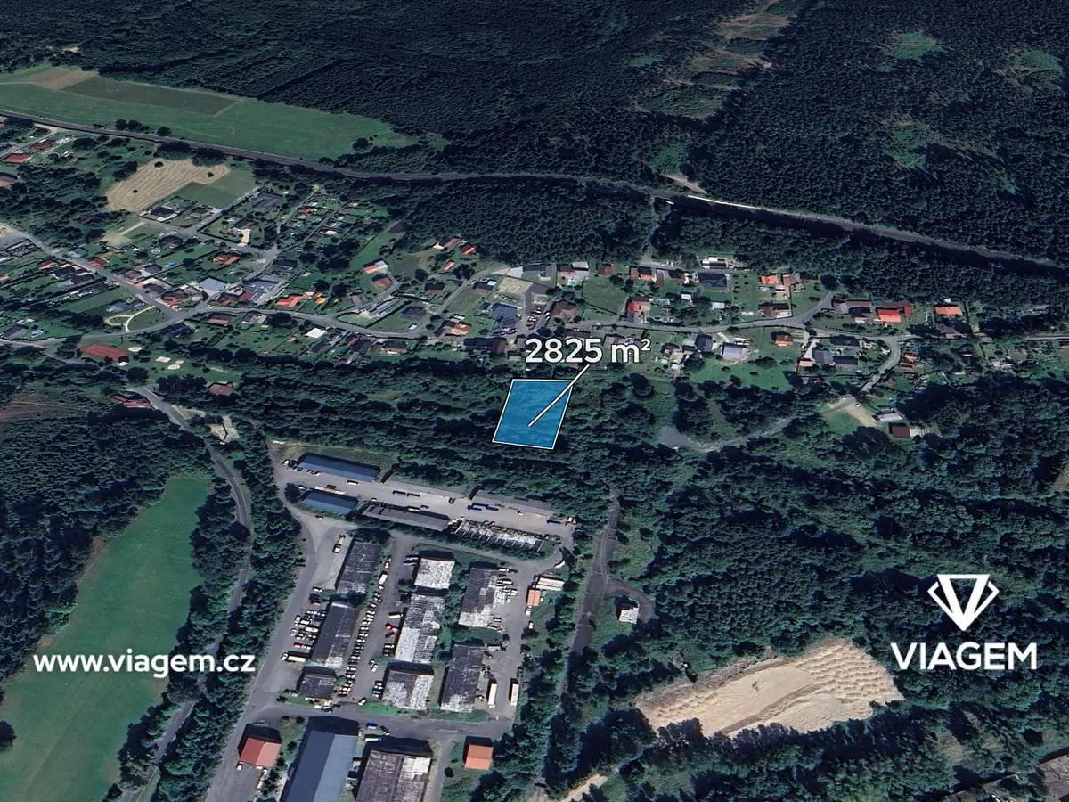 Prodej pozemku 706 m², Valy · okres Cheb