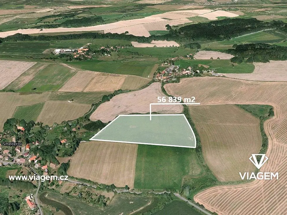Prodej pozemku 28419 m², Ždírec · okres Plzeň-Jih