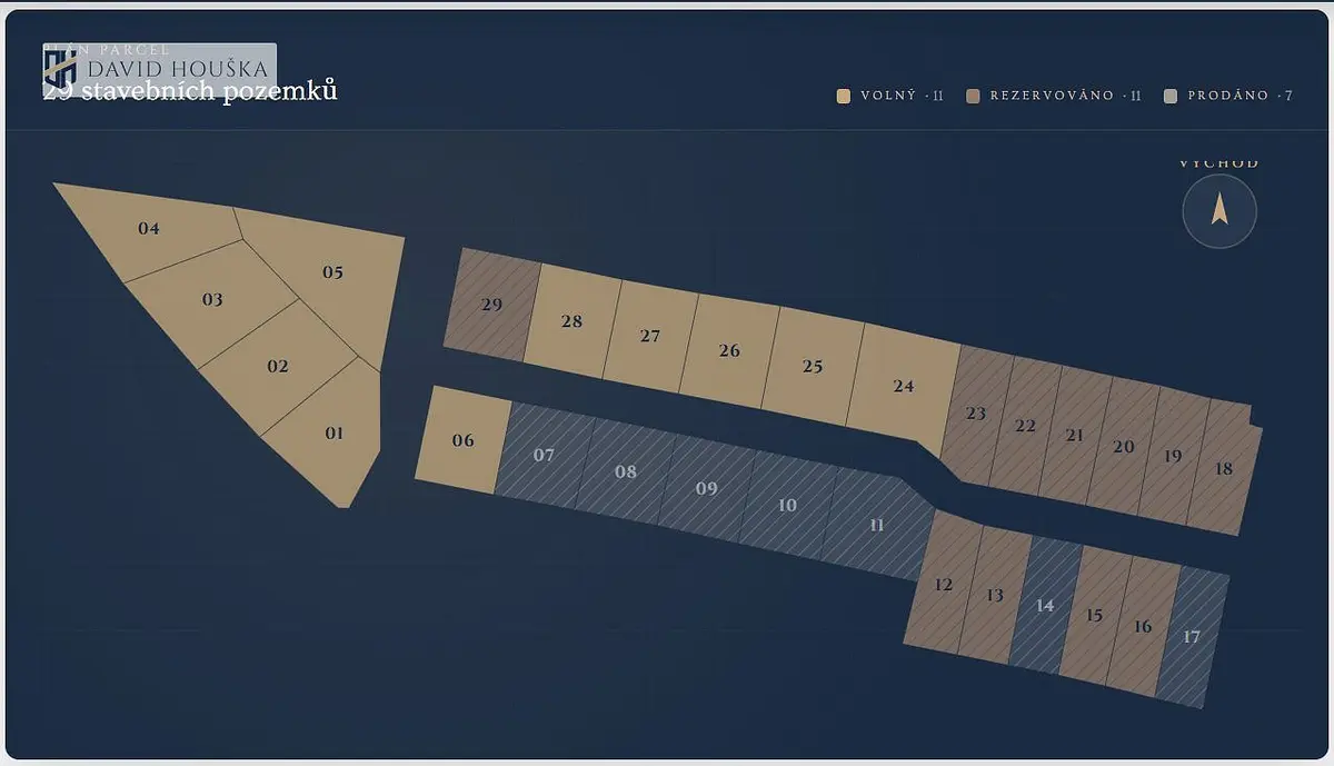 Prodej pozemku 850 m², Bystřice · okres Benešov