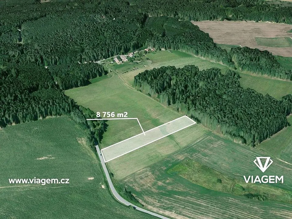 Prodej pozemku 2334 m², Slabčice · okres Písek