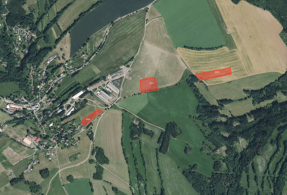 Prodej pozemku 6638 m², Příkrý