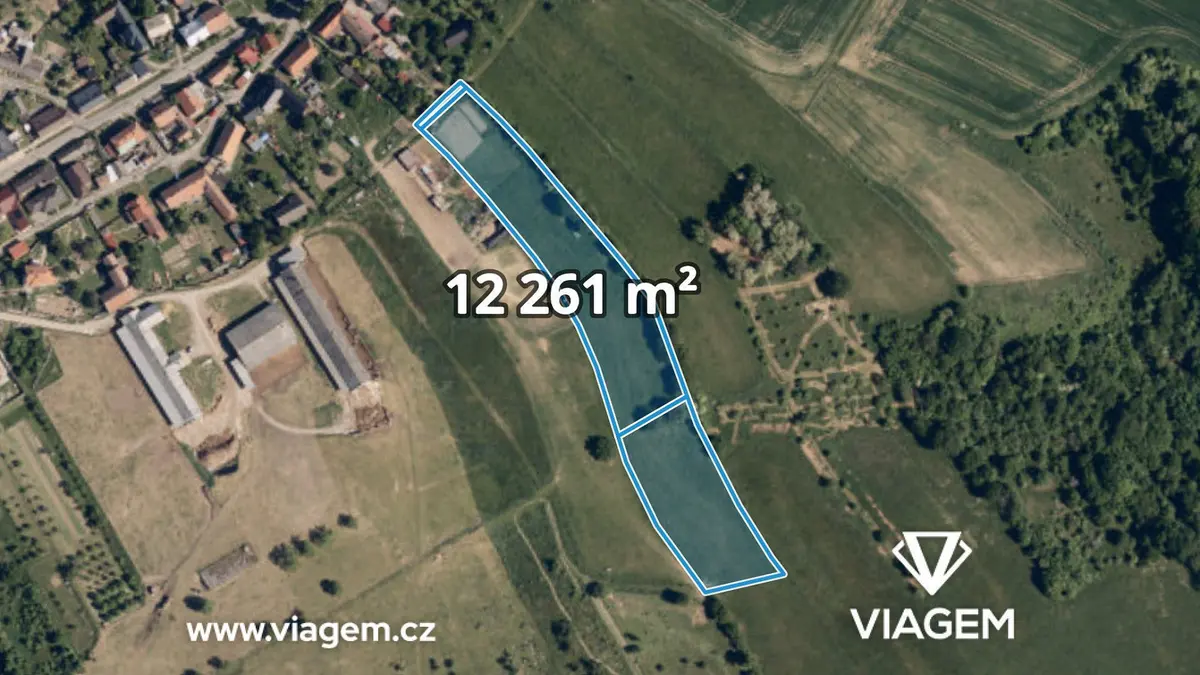 Prodej pozemku 1528 m², Nová Dědina
