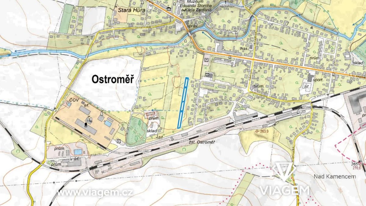 Prodej pozemku 501 m², Ostroměř · okres Jičín