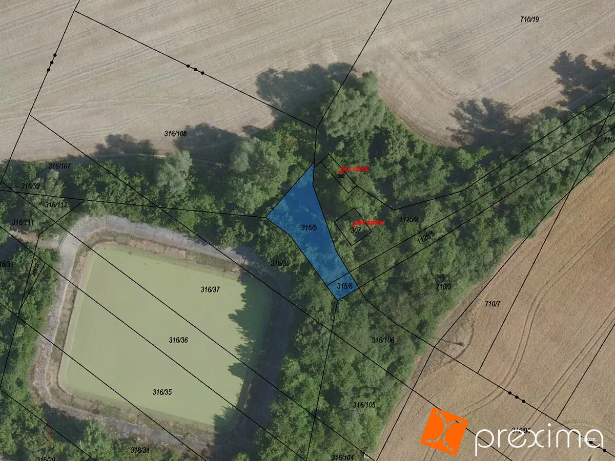 Prodej pozemku 227 m², Tuhaň · okres Mělník
