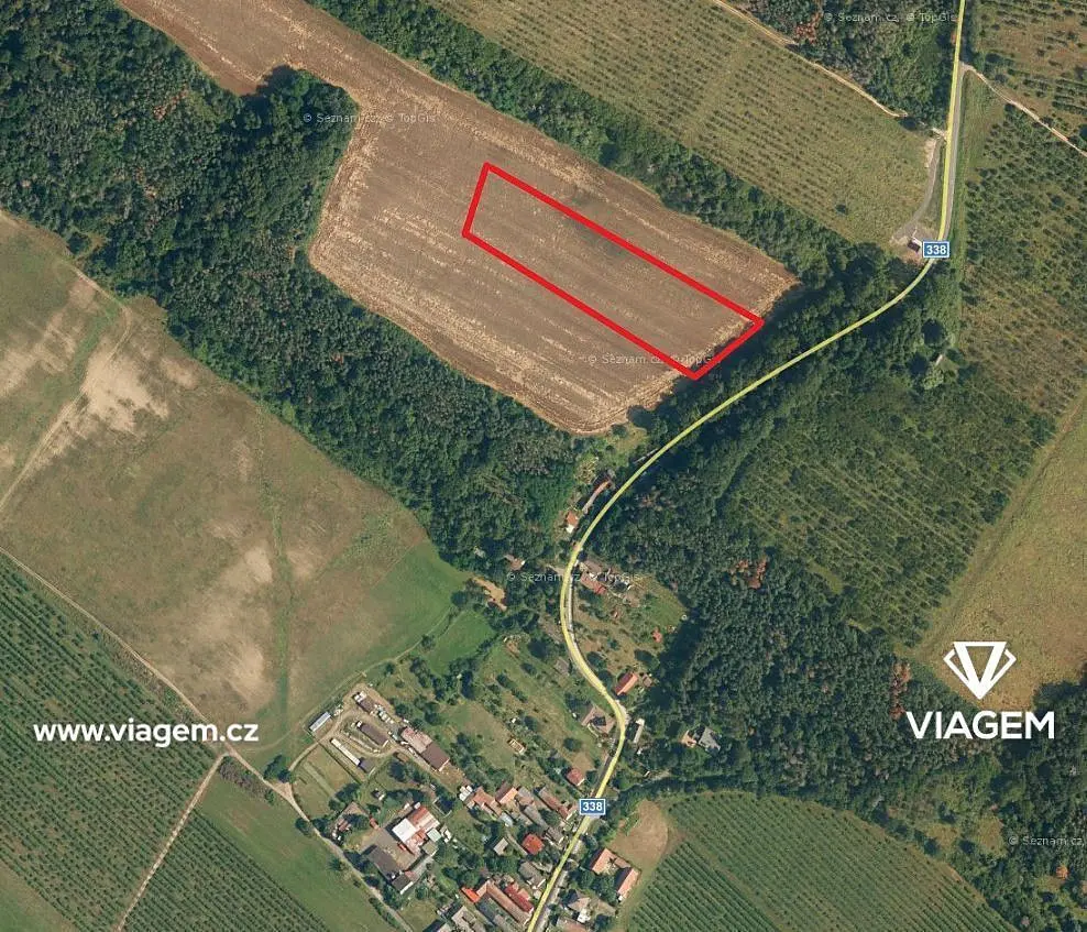 Prodej pozemku 2336 m², Horušice · okres Kutná Hora