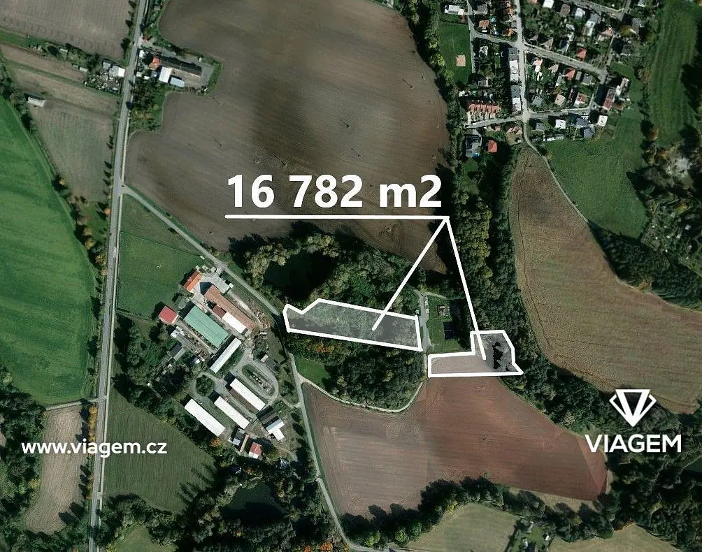 Prodej pozemku 4517 m², Lázně Bohdaneč · okres Pardubice